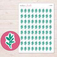I-18036 planner sticker sheet with enlarged sticker detail