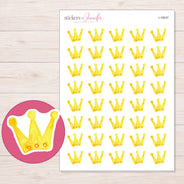I-18037 planner sticker sheet with enlarged sticker detail