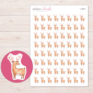 I-18044 planner sticker sheet with enlarged sticker detail