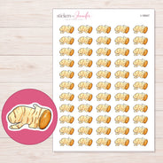 I-18047 planner sticker sheet with enlarged sticker detail