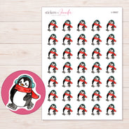 I-18057 planner sticker sheet with enlarged sticker detail