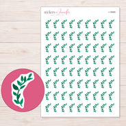I-18060 planner sticker sheet with enlarged sticker detail