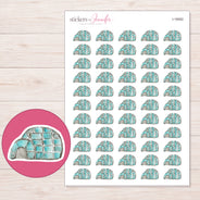 I-18062 planner sticker sheet with enlarged sticker detail