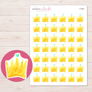 I-18067 planner sticker sheet with enlarged sticker detail