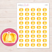 I-18073 planner sticker sheet with enlarged sticker detail