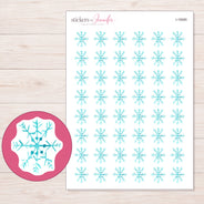 I-18080 planner sticker sheet with enlarged sticker detail