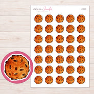I-18083 planner sticker sheet with enlarged sticker detail