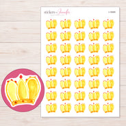 I-18085 planner sticker sheet with enlarged sticker detail