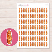 I-18089 planner sticker sheet with enlarged sticker detail