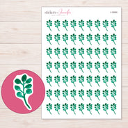 I-18090 planner sticker sheet with enlarged sticker detail