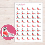 I-18104 planner sticker sheet with enlarged sticker detail