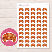 I-18107 planner sticker sheet with enlarged sticker detail
