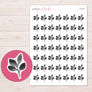 I-18120 planner sticker sheet with enlarged sticker detail