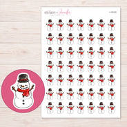 I-18123 planner sticker sheet with enlarged sticker detail