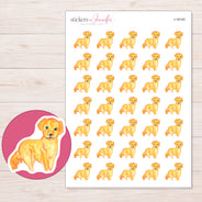 I-18140 planner sticker sheet with enlarged sticker detail