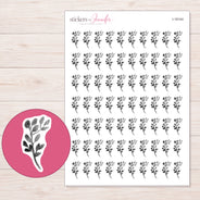 I-18144 planner sticker sheet with enlarged sticker detail