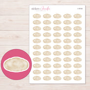 I-18154 planner sticker sheet with enlarged sticker detail