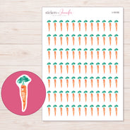 I-18155 planner sticker sheet with enlarged sticker detail