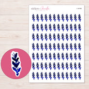 I-18198 planner sticker sheet with enlarged sticker detail