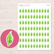 I-18200 planner sticker sheet with enlarged sticker detail