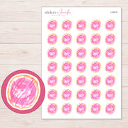 I-18215 planner sticker sheet with enlarged sticker detail