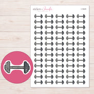 I-18229 planner sticker sheet with enlarged sticker detail