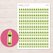 I-18293 planner sticker sheet with enlarged sticker detail