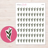 I-18322 planner sticker sheet with enlarged sticker detail