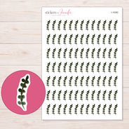 I-18382 planner sticker sheet with enlarged sticker detail