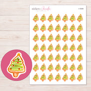 I-18389 planner sticker sheet with enlarged sticker detail