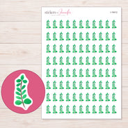I-18412 planner sticker sheet with enlarged sticker detail