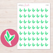 I-18422 planner sticker sheet with enlarged sticker detail