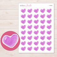 I-18424 planner sticker sheet with enlarged sticker detail