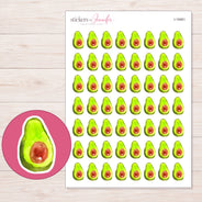 I-18461 planner sticker sheet with enlarged sticker detail
