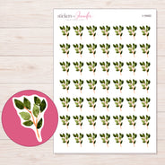 I-18462 planner sticker sheet with enlarged sticker detail
