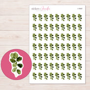 I-18487 planner sticker sheet with enlarged sticker detail