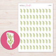 I-18532 planner sticker sheet with enlarged sticker detail