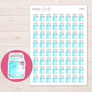 I-18533 planner sticker sheet with enlarged sticker detail