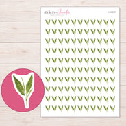 I-18537 planner sticker sheet with enlarged sticker detail