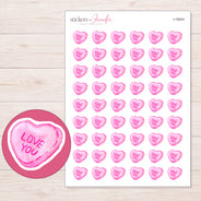 I-18544 planner sticker sheet with enlarged sticker detail