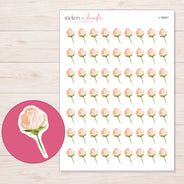 I-18547 planner sticker sheet with enlarged sticker detail