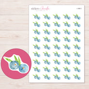 I-18611 planner sticker sheet with enlarged sticker detail