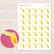 I-18613 planner sticker sheet with enlarged sticker detail