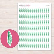 I-18622 planner sticker sheet with enlarged sticker detail