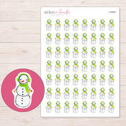 I-18628 planner sticker sheet with enlarged sticker detail