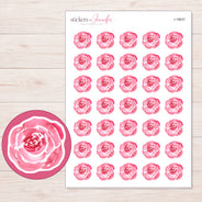 I-18637 planner sticker sheet with enlarged sticker detail