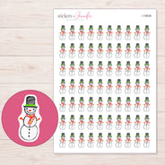 I-18638 planner sticker sheet with enlarged sticker detail