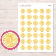 I-18642 planner sticker sheet with enlarged sticker detail