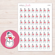 I-18643 planner sticker sheet with enlarged sticker detail