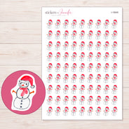 I-18648 planner sticker sheet with enlarged sticker detail